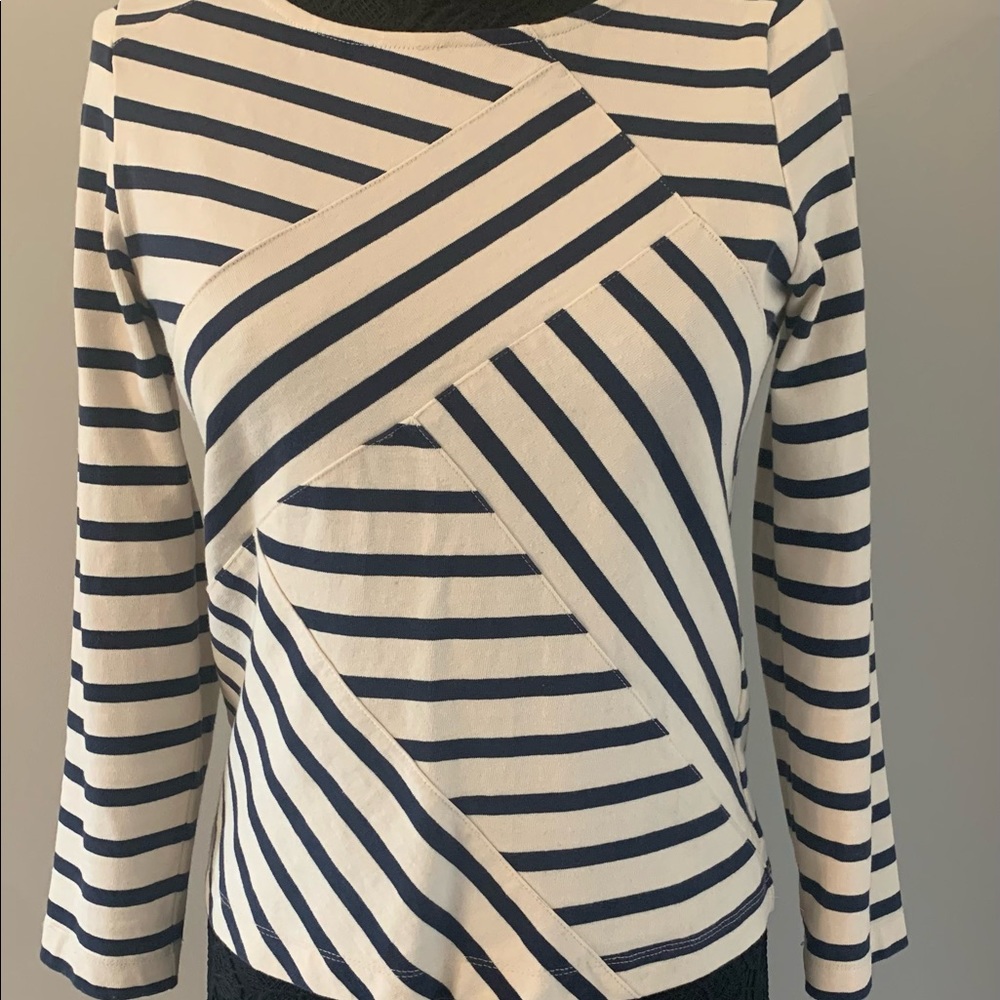 J. Crew stripe top. Size Small